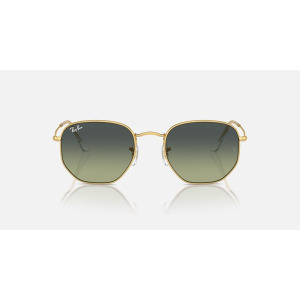 0RB3548 - Hexagonal 001/BH - Arista altın RAYBAN UNISEX MODEL